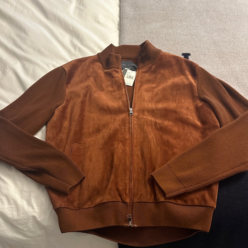 Men's Rust Bomber Jacket